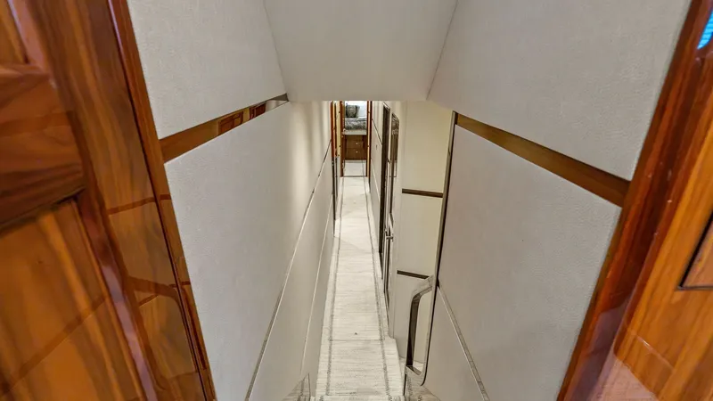 Slide: The Image of 2016 Viking 80 Enclosed Bridge- FRIGATE- Companionway - 7414399