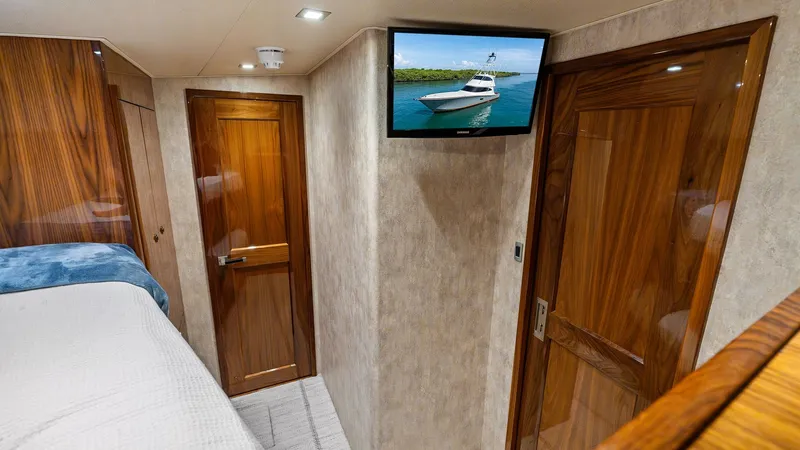 Slide: The Image of 2016 Viking 80 Enclosed Bridge- FRIGATE-Starboard Stateroom - 7414435