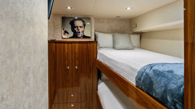 Slide: The Image of 2016 Viking 80 Enclosed Bridge- FRIGATE-Starboard Stateroom - 7414434