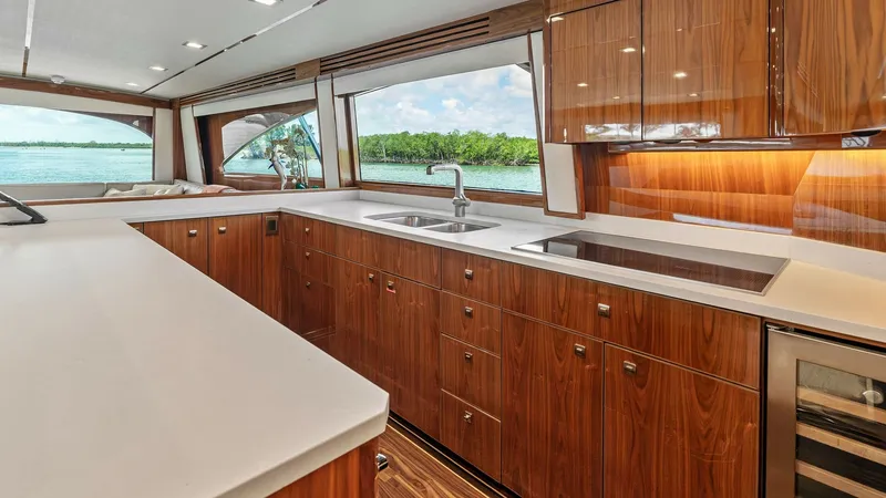Slide: The Image of 2016 Viking 80 Enclosed Bridge- FRIGATE- Galley - 7414385