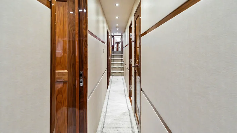 Slide: The Image of 2016 Viking 80 Enclosed Bridge- FRIGATE- Companionway - 7414401