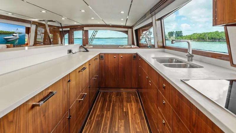Slide: The Image of 2016 Viking 80 Enclosed Bridge- FRIGATE- Galley - 7414386