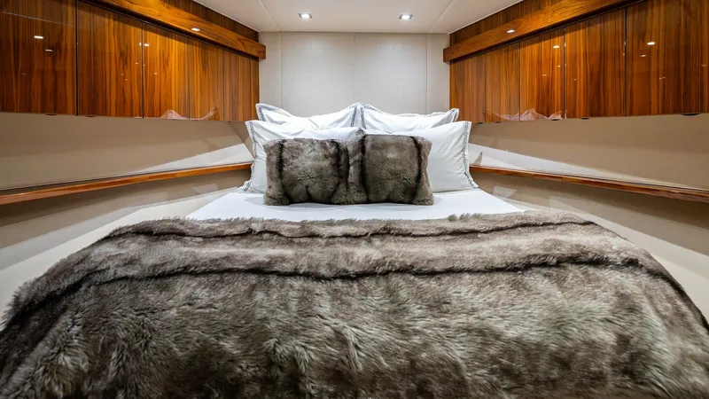 Slide: The Image of 2016 Viking 80 Enclosed Bridge- FRIGATE-FWD Stateroom - 7414415