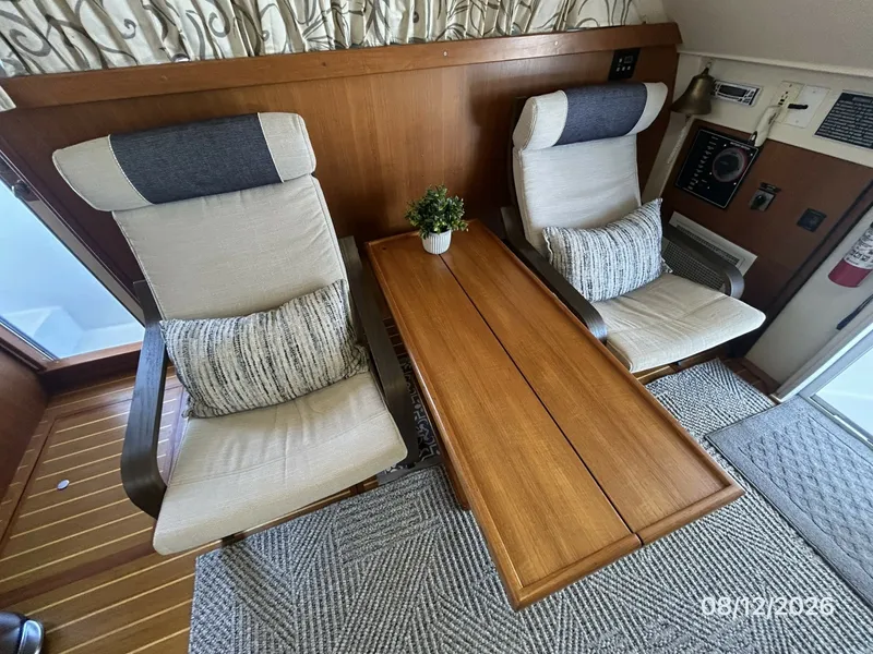 Slide: The Image of 39' Mainship salon starboard seating - 7459953