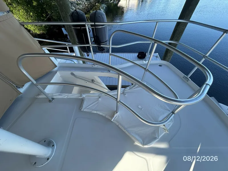 Slide: The Image of 39' Mainship flybridge-aftdeck stairs cover1 - 7459922