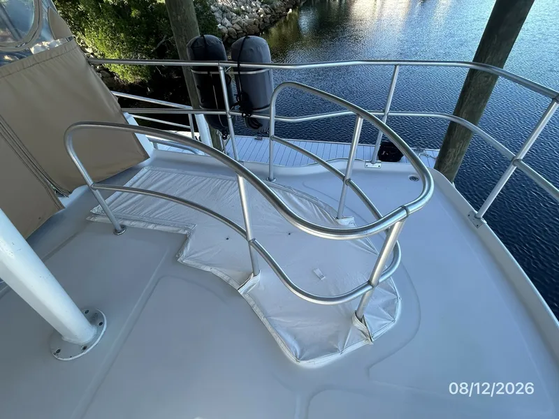Slide: The Image of 39' Mainship flybridge-aftdeck stairs cover2 - 7459923