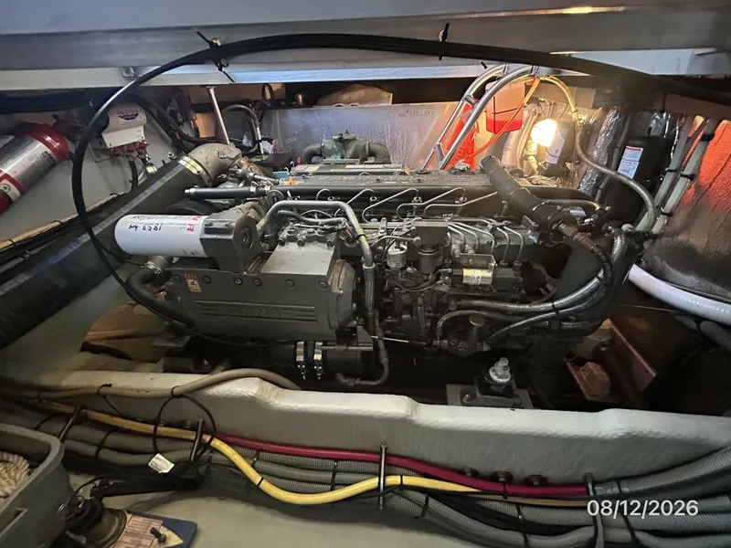 Slide: The Image of 39' Mainship main engine - 7459936