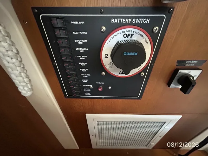 Slide: The Image of 39' Mainship electrical panel2 - 7459907