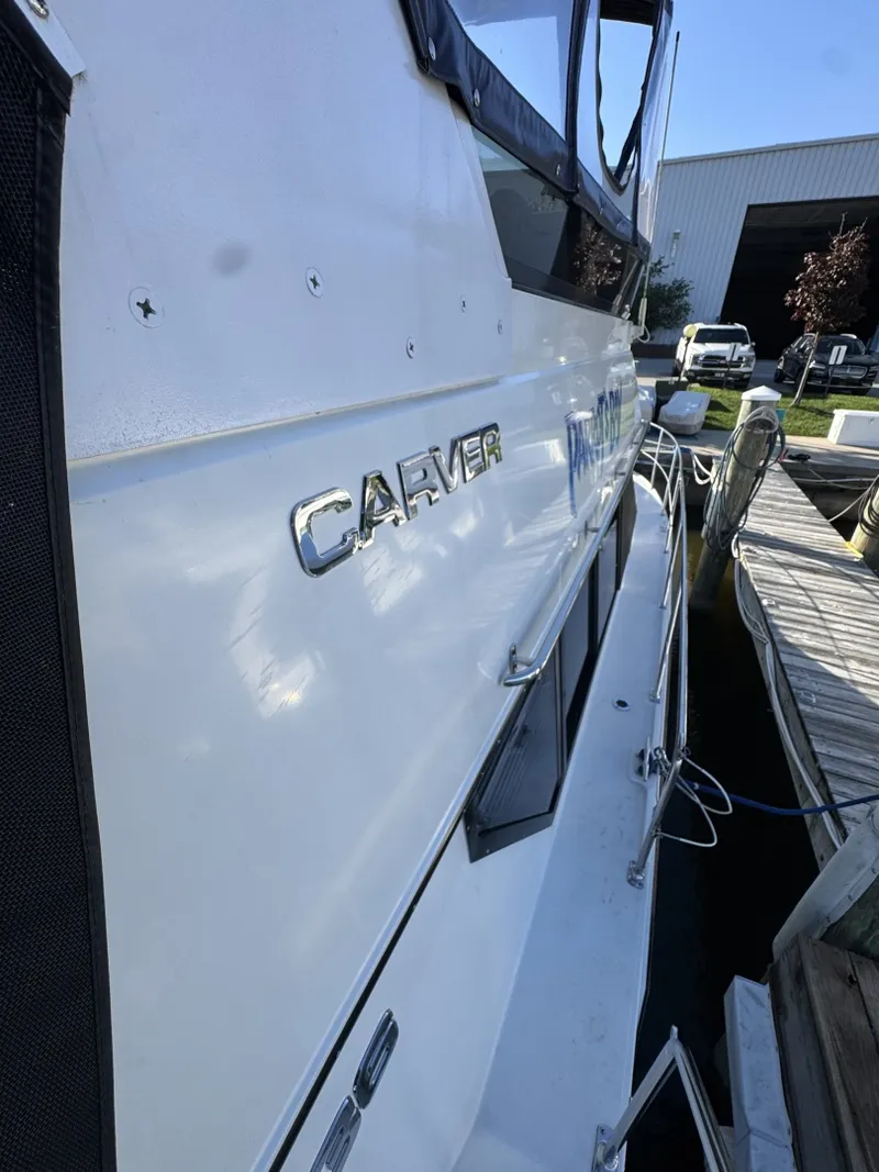 Slide: The Image of Carver Yachts 3608 Aft Cabin Motor Yacht 1991 - 7532688
