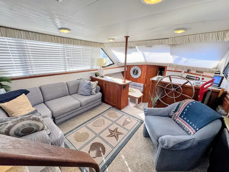 Slide: The Image of Carver Yachts 3608 Aft Cabin Motor Yacht 1991 - 7532635