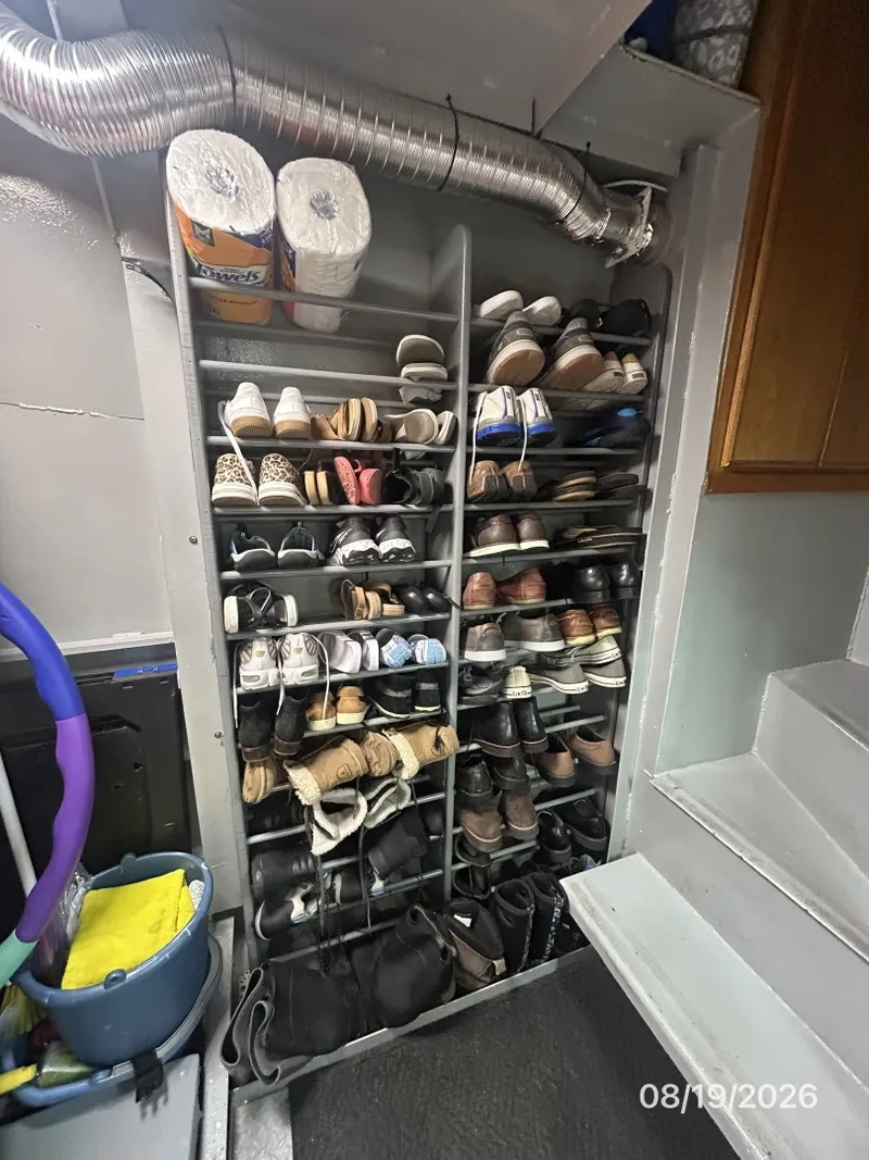 Slide: The Image of Steel Magnolia utility room shoe rack - 7522167