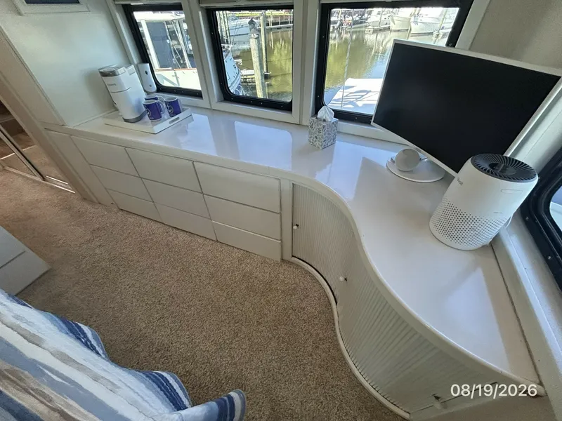 Slide: The Image of Steel Magnolia master stateroom starboard cabinetry - 7522043
