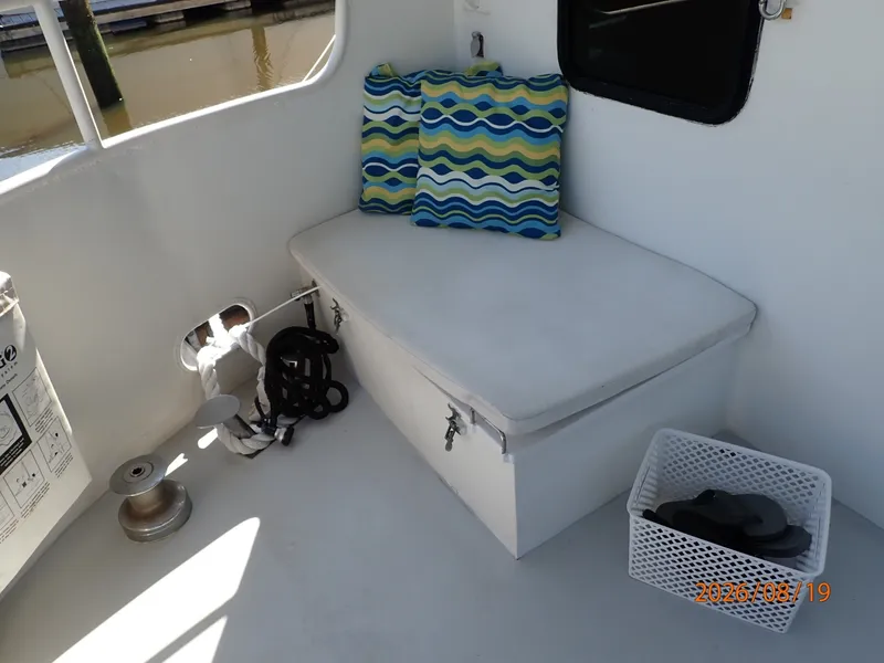 Slide: The Image of Steel Magnolia lower aftdeck seating/lazarette access - 7522020