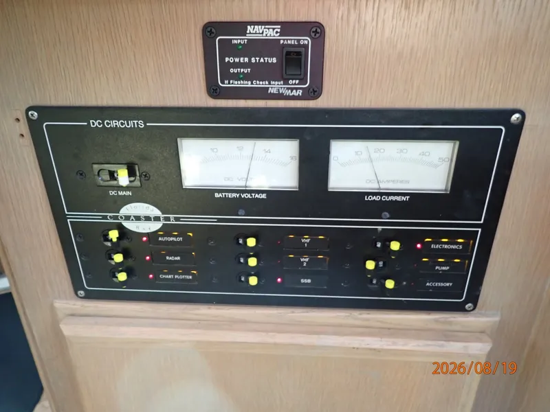 Slide: The Image of Steel Magnolia pilothouse electrical panel2 - 7521984