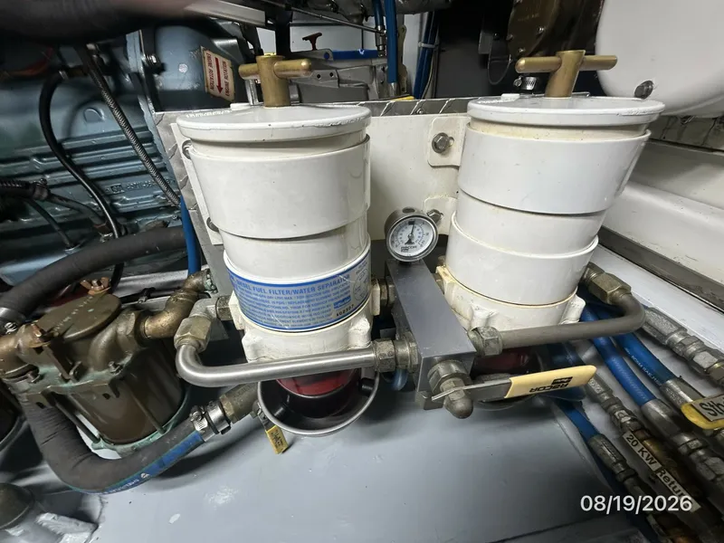 Slide: The Image of Steel Magnolia starboard Racor fuel filters - 7522117