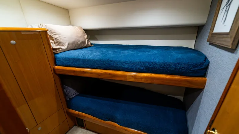 Slide: The Image of 2001 Viking 61 Convertible- Caliente- Guest Stateroom - 7606821