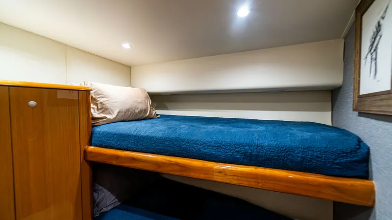 Slide: The Image of 2001 Viking 61 Convertible- Caliente- Guest Stateroom - 7606822