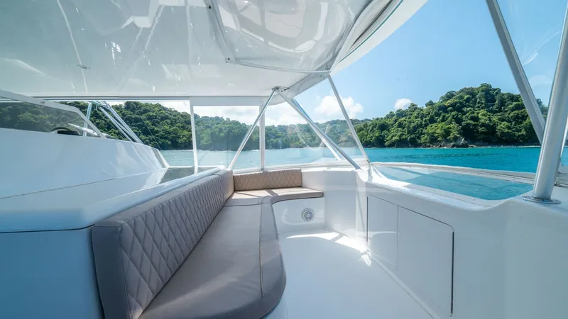 Slide: The Image of 2001 Viking 61 Convertible- Caliente- Flybridge Seating - 7606784