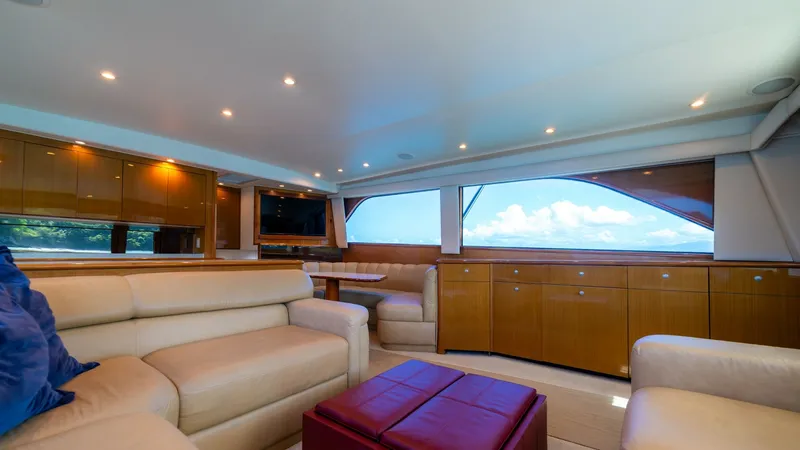 Slide: The Image of 2001 Viking 61 Convertible- Caliente- Salon - 7606788