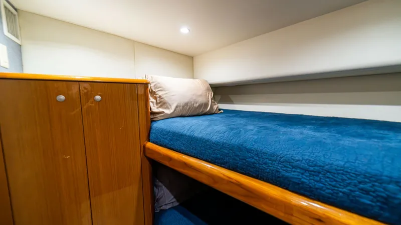 Slide: The Image of 2001 Viking 61 Convertible- Caliente- Guest Stateroom - 7606823