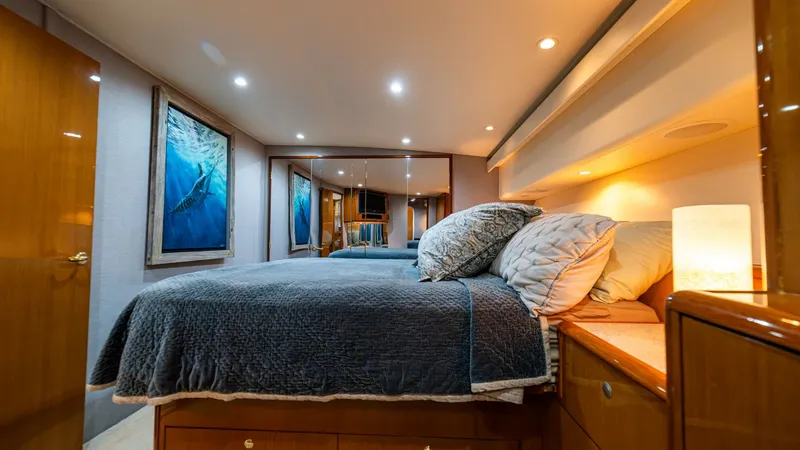 Slide: The Image of 2001 Viking 61 Convertible- Caliente- Master Stateroom - 7606807