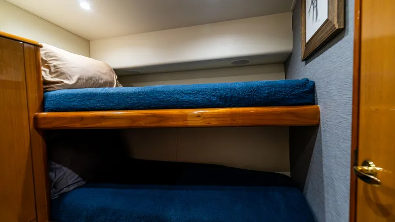Slide: The Image of 2001 Viking 61 Convertible- Caliente- Guest Stateroom - 7606824