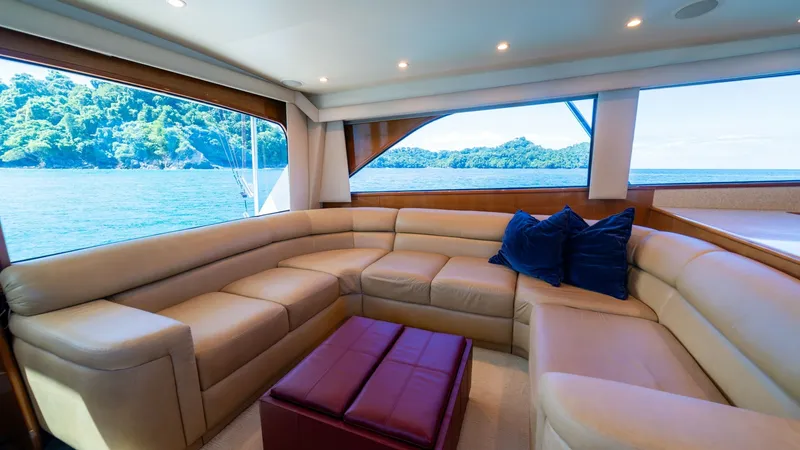 Slide: The Image of 2001 Viking 61 Convertible- Caliente- Salon - 7606789