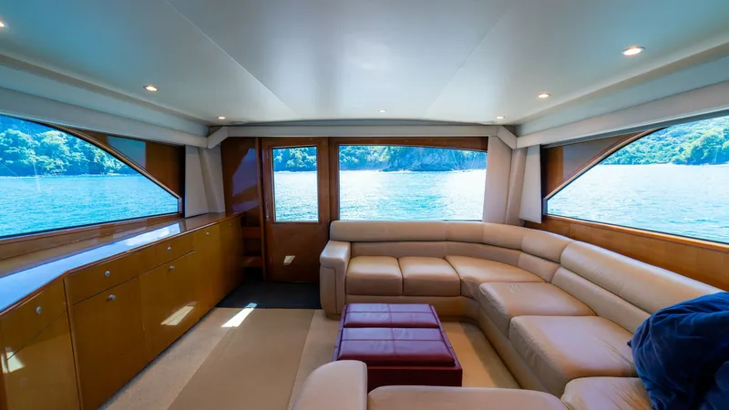 Slide: The Image of 2001 Viking 61 Convertible- Caliente- Salon - 7606790