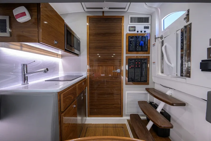 Slide: The Image of Valhalla 46 - Cabin Entrance 2025 Valhalla 46 Center Console - 7532587
