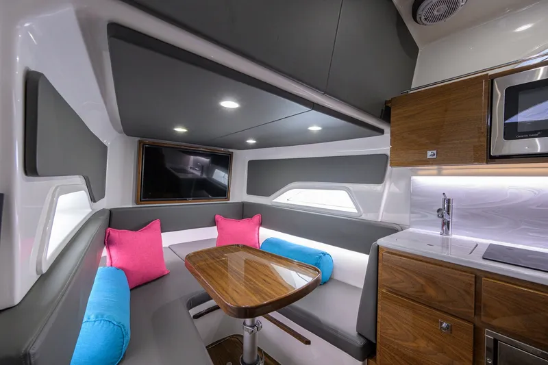 Slide: The Image of Valhalla 46 - Cabin & Galley 2025 Valhalla 46 Center Console - 7532586