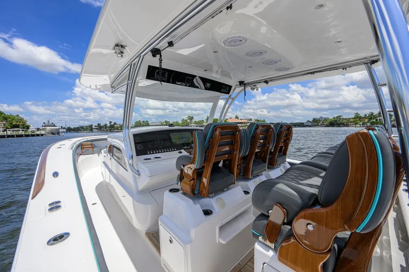 Slide: The Image of Valhalla 46 - Helm Seating 2025 Valhalla 46 Center Console - 7532593