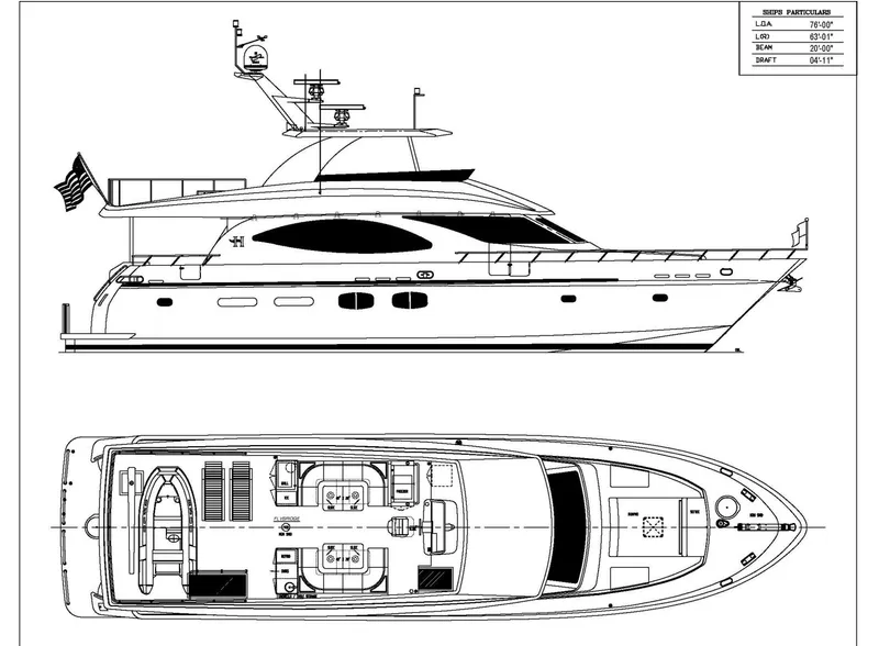 Slide: The Image of Profile And Upper Deck - 7669479