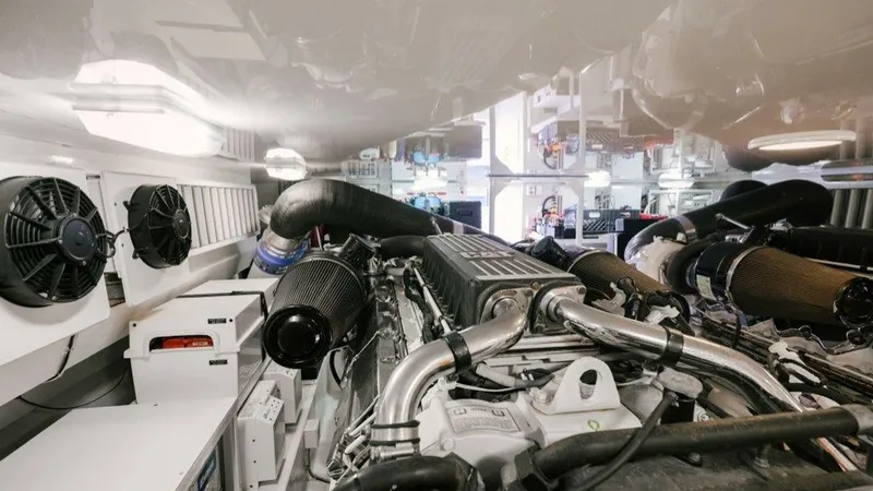 Slide: The Image of 2007 64 Viking CNV Evil Eyes Engine Room (3) - 7600782