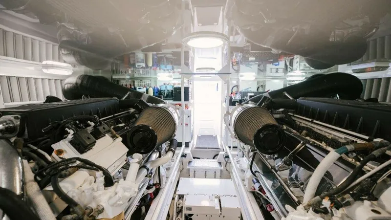 Slide: The Image of 2007 64 Viking CNV Evil Eyes Engine Room (2) - 7600781