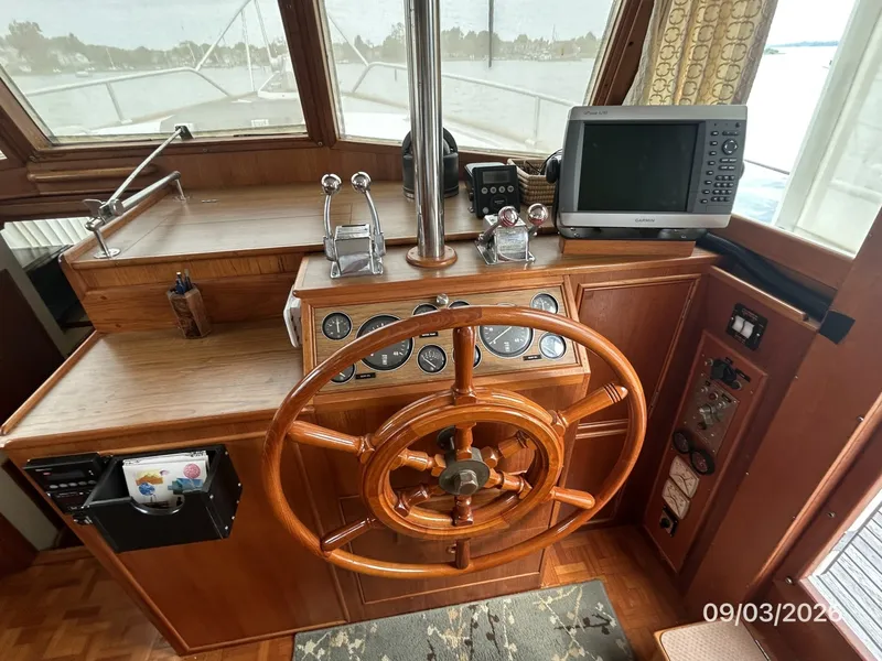 Slide: The Image of 42' Grand Banks lower helm2 - 7602271