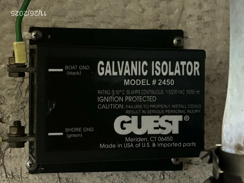 Slide: The Image of 42' Grand Banks galvanic isolator - 7602089