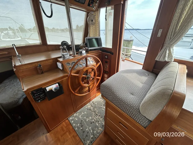 Slide: The Image of 42' Grand Banks lower helm1 - 7602273