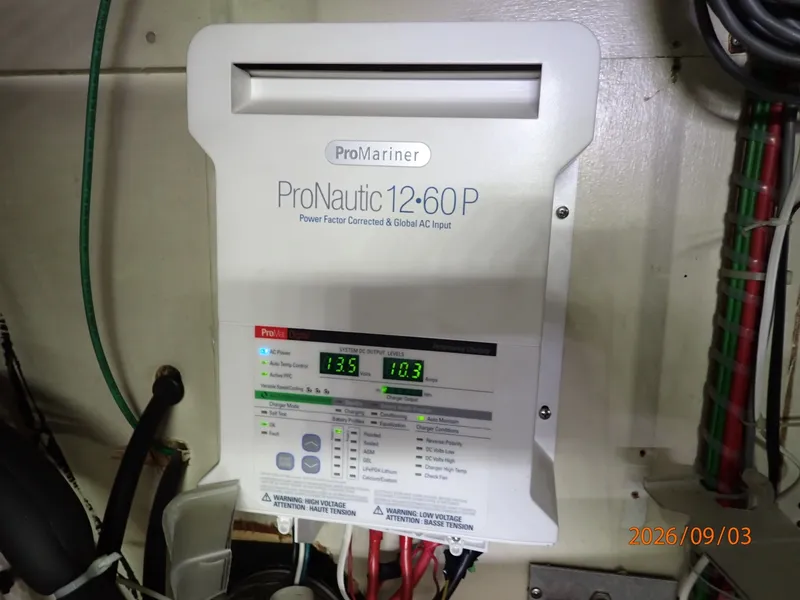 Slide: The Image of 42' Grand Banks battery charger - 7602189