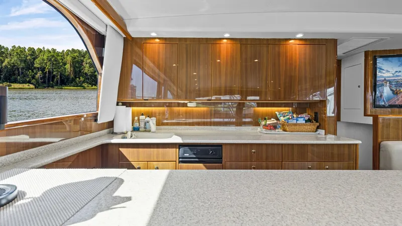 Slide: The Image of 2005 61 Viking Enclosed Bridge Kelkat Galley - 7603906