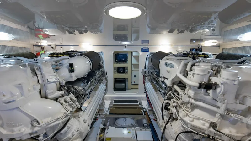 Slide: The Image of 2005 61 Viking Enclosed Bridge Kelkat Engine Room (4) - 7603956
