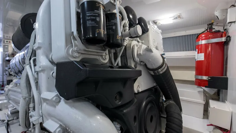 Slide: The Image of 2005 61 Viking Enclosed Bridge Kelkat Engine Room (10) - 7603962