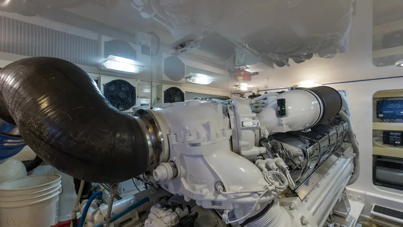 Slide: The Image of 2005 61 Viking Enclosed Bridge Kelkat Engine Room (5) - 7603957