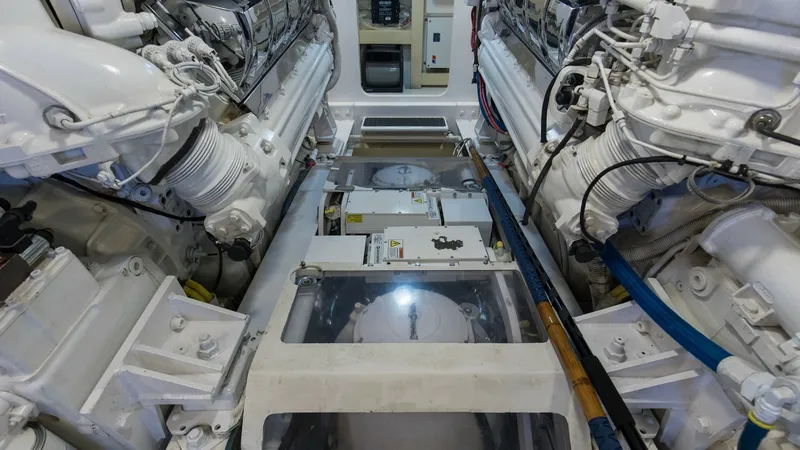 Slide: The Image of 2005 61 Viking Enclosed Bridge Kelkat Engine Room (7) - 7603959