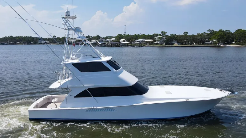 Slide: The Image of 2005 61 Viking Enclosed Bridge Kelkat Exterior (22) - 7603985