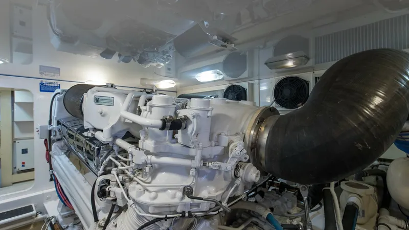 Slide: The Image of 2005 61 Viking Enclosed Bridge Kelkat Engine Room (6) - 7603958