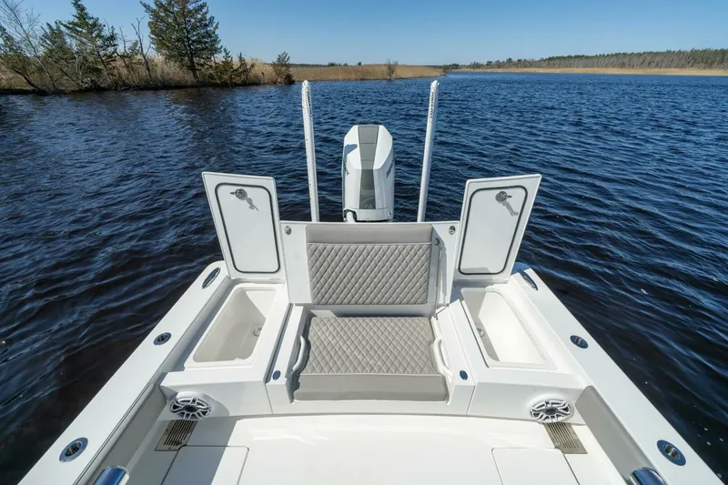 Slide: The Image of Valhalla V-28 Bay Boat Aft 2027 Valhalla V-28 Bay Boat - 7662290