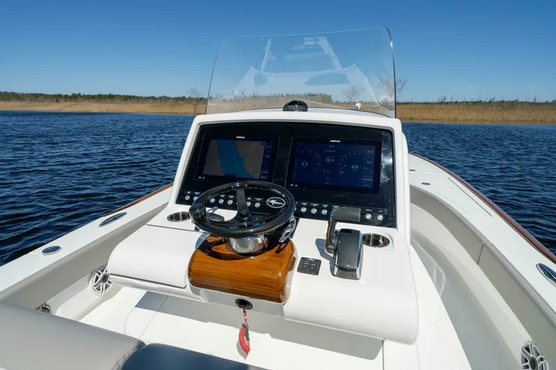 Slide: The Image of Valhalla V-28 Bay Boat Helm 2027 Valhalla V-28 Bay Boat - 7662296