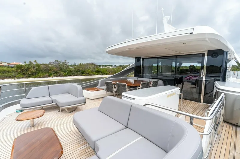 Slide: The Image of Princess 80 LANIKAI - Aft Deck 2024 Princess 80 Motoryacht LANIKAI - 7844181