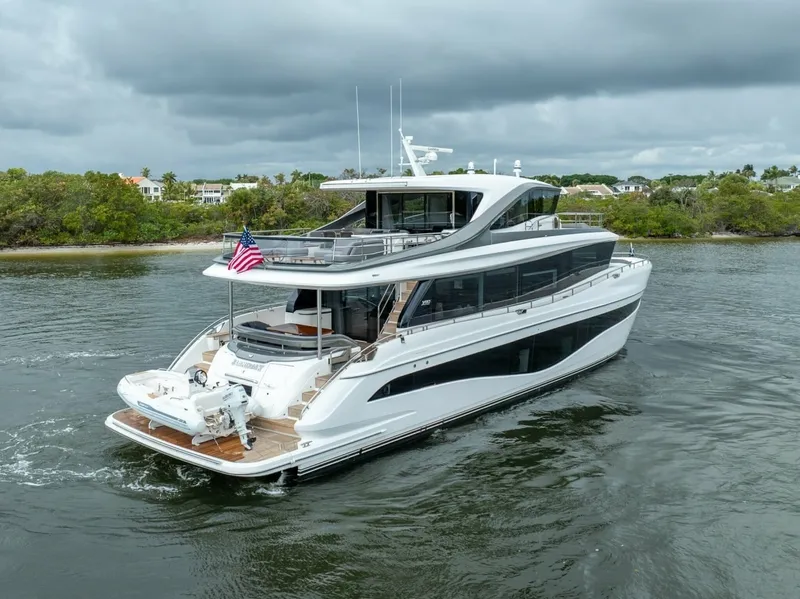 Slide: The Image of Princess 80 LANIKAI - Starboard Aft Profile 2024 Princess 80 Motoryacht LANIKAI - 7844191