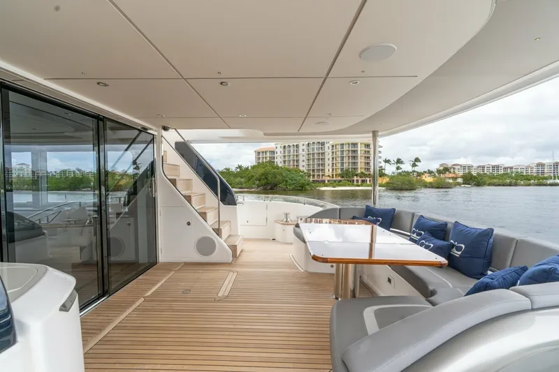 Slide: The Image of Princess 80 LANIKAI - Aft Deck 2024 Princess 80 Motoryacht LANIKAI - 7844180